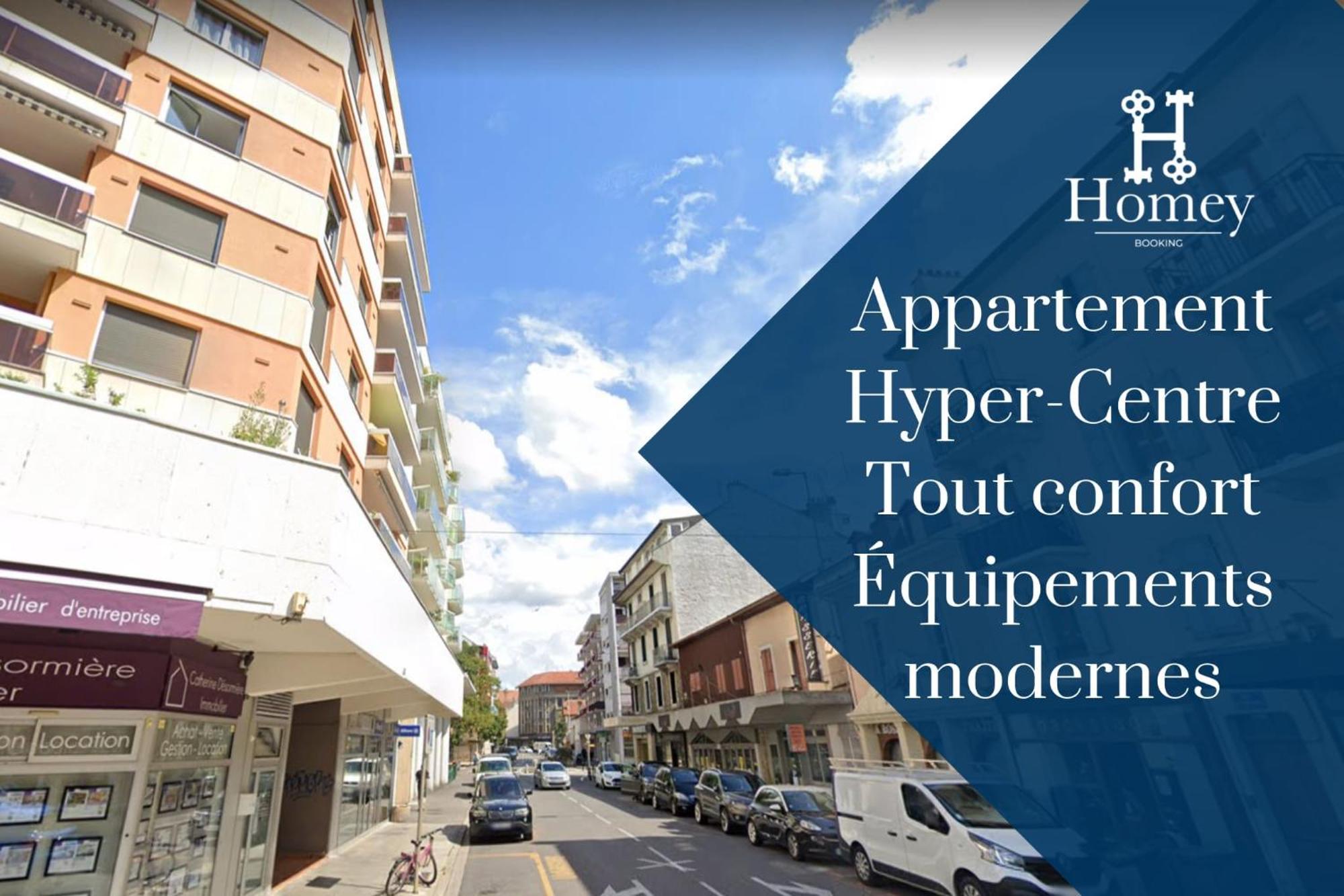 Homey Superchill - Appartement Moderne Et Tout Equipe - Netflix Et Wifi Inclus - Situe En Hyper-Centre - Proche Geneve Аннмасс Екстер'єр фото